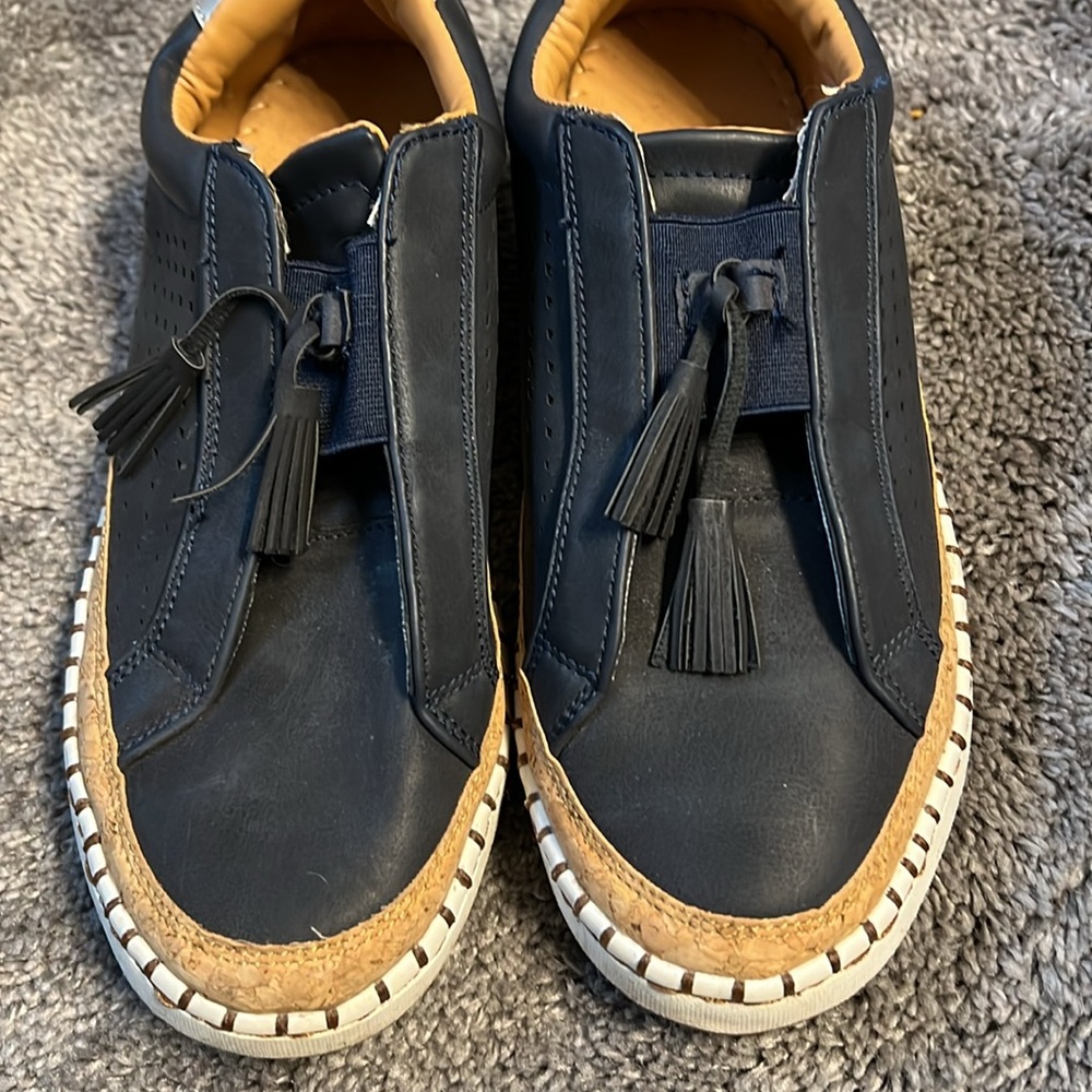 Navy blue womens Shoes size 7 - Picture 9 of 9